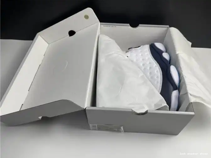 Rep LUCY 13 Powder Dark Blue Air Jordan 414571-144 0506